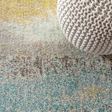 Contemporary Pop Modern Abstract Vintage Area Rug - JONATHAN Y